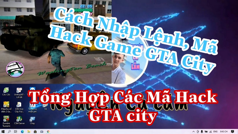 Mã lệnh GTA Vice City, cheat Grand Theft Auto: Vice City chi tiếp nhất